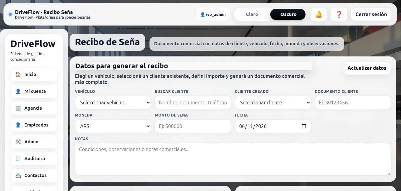 Vista editada adicional del circuito operativo de DriveFlow